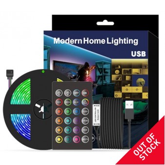 WIFI SMART ΤUYA  Ταινία LED TV BLACKLIGHT USB (5V) RGB 30 LED/M με Τηλεχειριστήριο